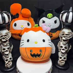 Sanrio Hello Kitty My Melody Kuromi Halloween 2024 Squishmallow Bundle - 8 " 🎃